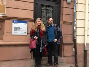 FASS therapists Gabrielle Less and Gerry Byrne in Heidelberg