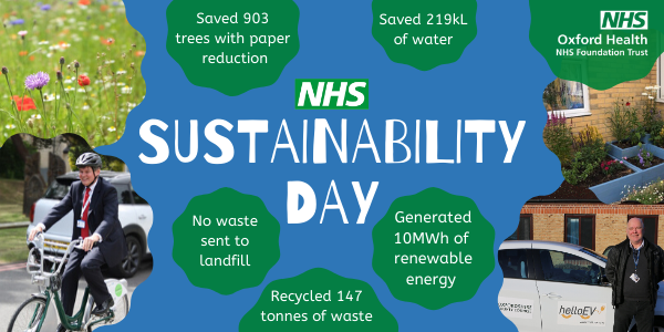 NHS Sustainability Day! - Oxford Health NHS Foundation Trust