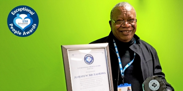 Image related to Andrew takes Exceptional People Award for October