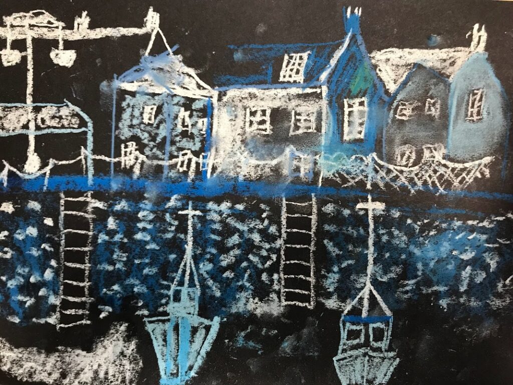 Harbour in winter