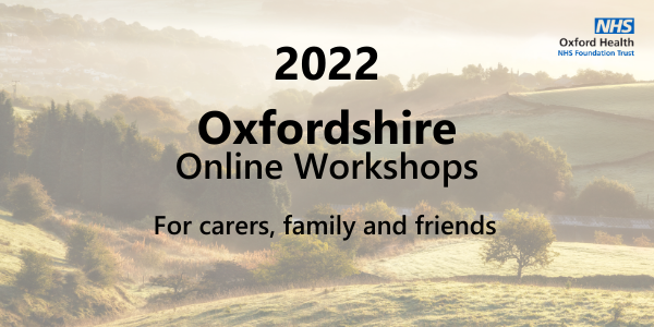 Image related to Carer workshops now open to book for 2022 in Oxfordshire