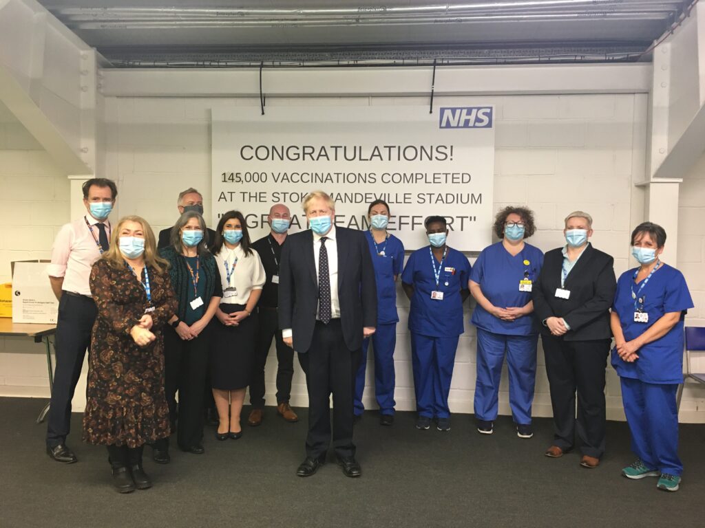 Guttmann team with PM