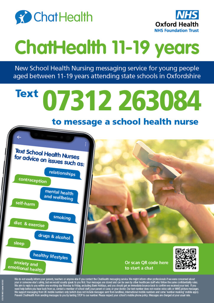 CS53705 OHFT ChatHealth Teens A4 poster FINAL