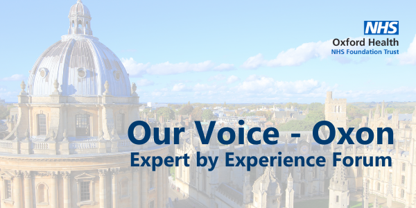 Image related to Our Voice expert by experience forum