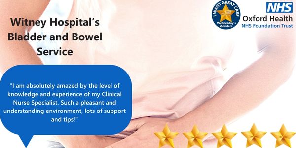 Image related to Wonderful five-star reviews for Witney Community Hospital’s Bladder and Bowel Service