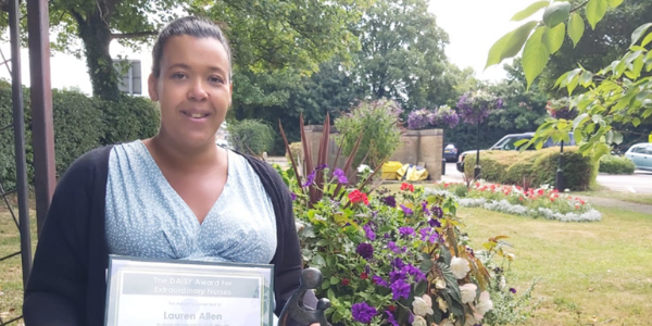 Image related to DAISY win for ‘one in a million’ health visitor Lauren