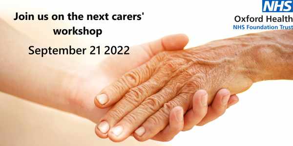 Image related to Hurry and book onto our free carers’ workshop on September 21