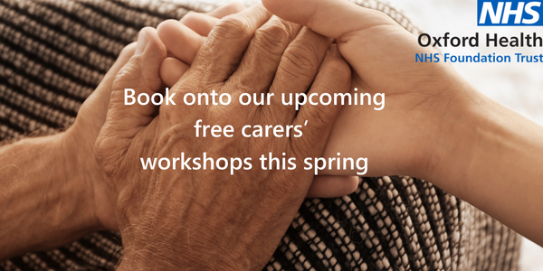 Image related to Book onto our upcoming free carers’ workshops this spring