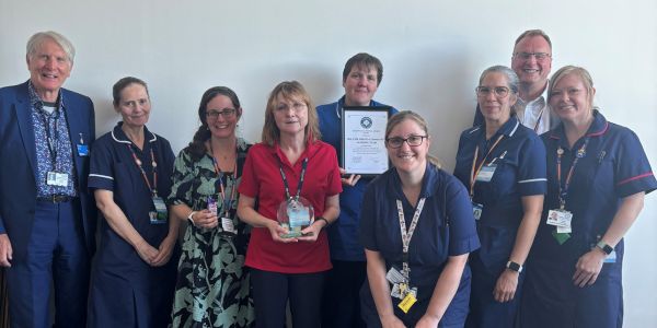 Oxfordshire Children’s Community Nursing Team win July’s Exceptional People Team Award