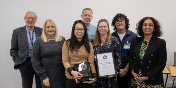 Wallingford Therapy Team St Leonard’s Ward win October’s Exceptional People Team Award