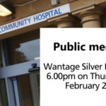 Open public meeting on next steps for Wantage Community Hospital