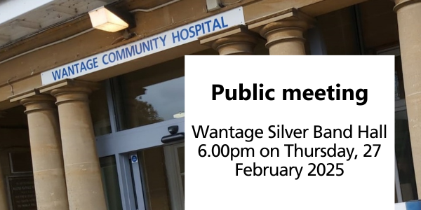 Image related to Open public meeting on next steps for Wantage Community Hospital