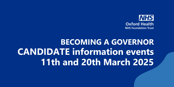 Becoming a governor: candidate information events