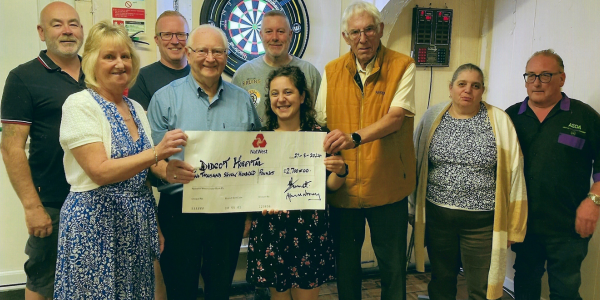 Image related to Community hospital hits the bullseye thanks to darts league fundraising