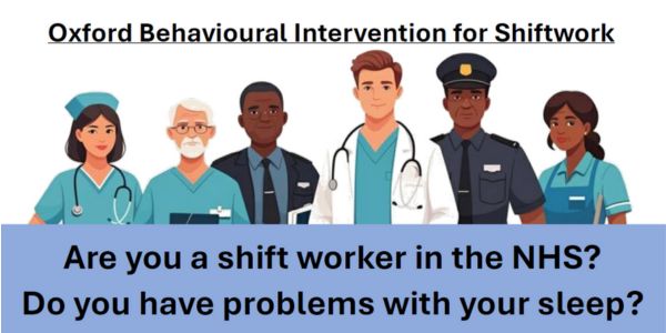 Are you an NHS shift worker experiencing difficulties with your sleep?