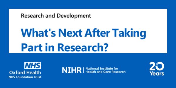 Have you ever wondered what happens after someone takes part in a research study?