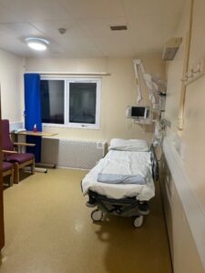 An image of a hospital bed