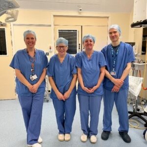A picture of some friendly dentists