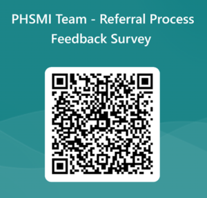 QR code to access the I Want Great Care survey
